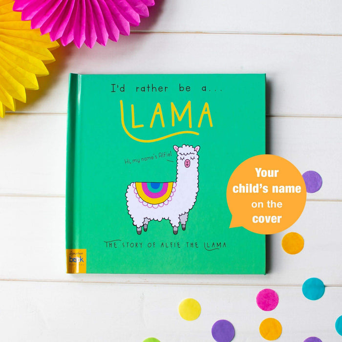 Personalised I’d Rather Be A Llama Story Book