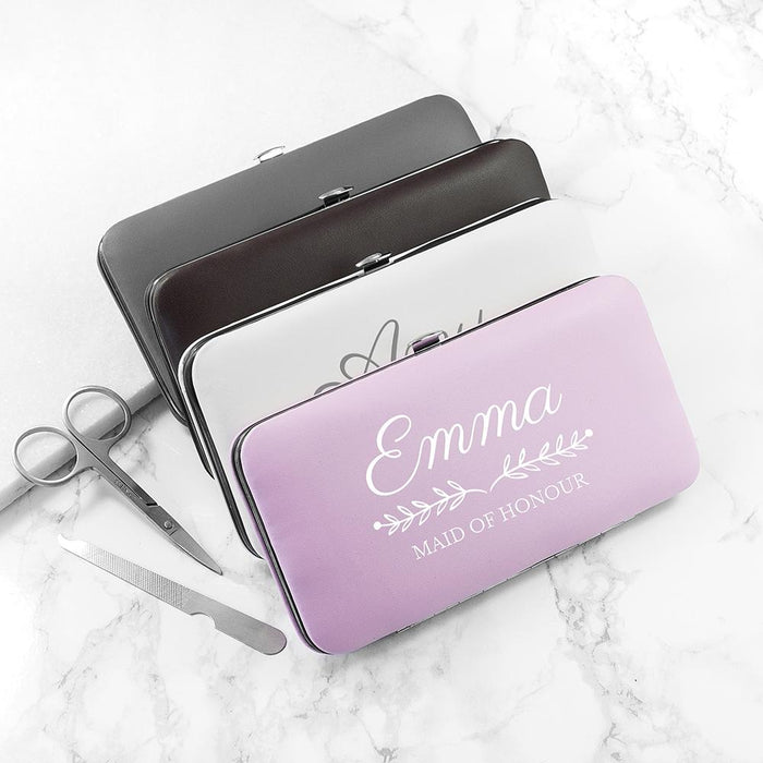 Personalised Bridal Party Manicure Set