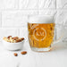 Personalised Wreath Mongorammed Dimpled Beer Glass