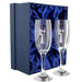 Personalised Cartoon Wedding Couples Pair of Flutes with Gift Box - Myhappymoments.co.uk