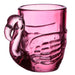 Set of 2 Glass Flamingo Pink Shot Glasses (90ml) - Myhappymoments.co.uk