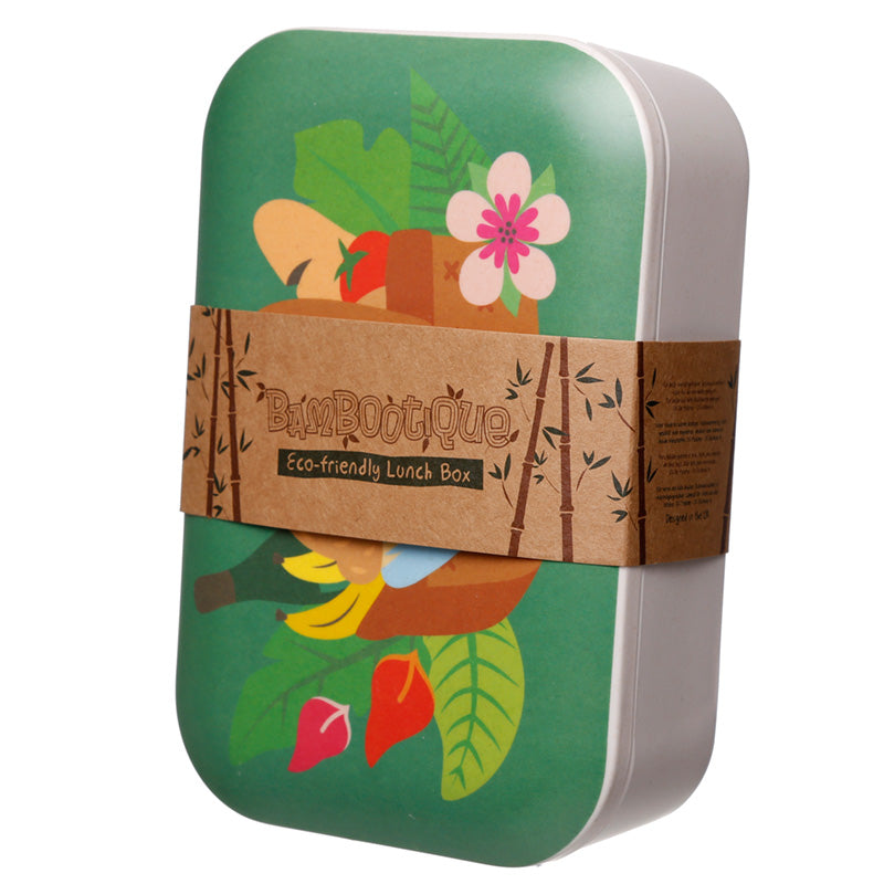 Sloth Bamboo Eco Friendly Lunch Box