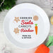 Personalised Cookies for Santa Christmas Eve Plastic Plate - Myhappymoments.co.uk