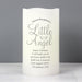 Personalised Little Angel Memorial LED Candle