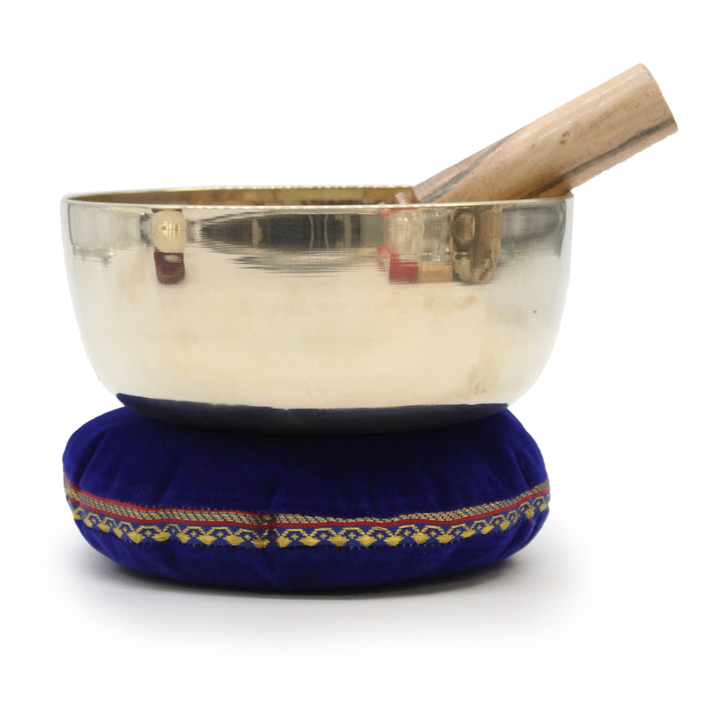 Large Brass Singing Bowl - 17cm
