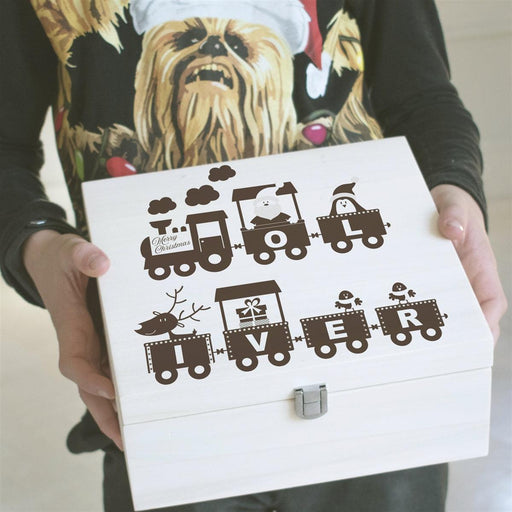 Personalised Train Christmas Eve Box