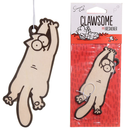 Strawberry Scented Simon's Cat Clawsome Car Air Freshener