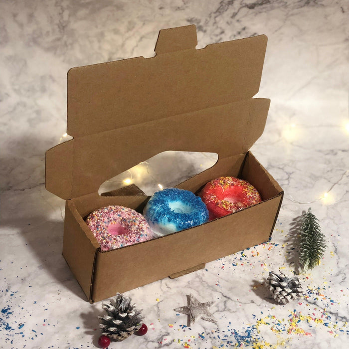 Set Of 3 Donut Bathbombs Gift Pack - Mix 1