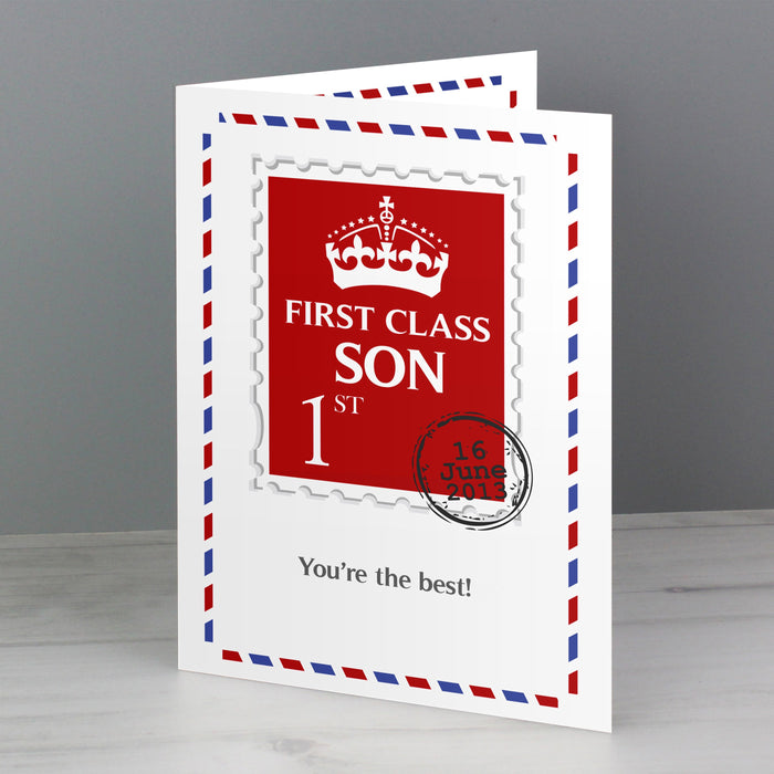 Personalised 1st Class Card