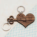 Personalised You Hold The Key To My Heart Keyring Set Of Two - Myhappymoments.co.uk