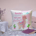 Personalised Llama Sequin Cushion - Myhappymoments.co.uk