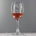 Engraved Birthday Any Age Wine Glass