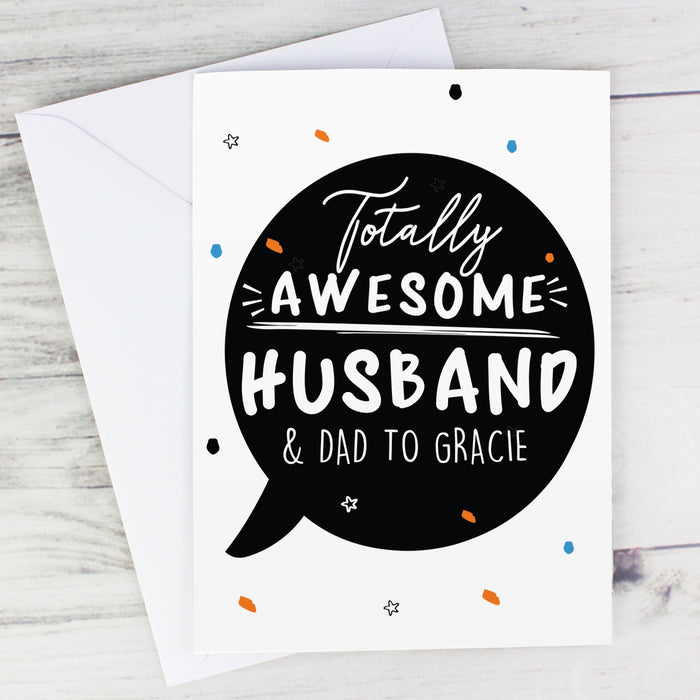 Personalised Totally Awesome Card
