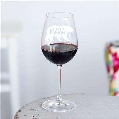 Mama Bear Wine Glass - Myhappymoments.co.uk