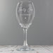 Personalised Birthday Age Wine Glass