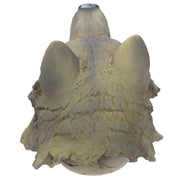 Skull with Wolf Head Decoration