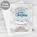 Personalised Christmas Snow Globe Card