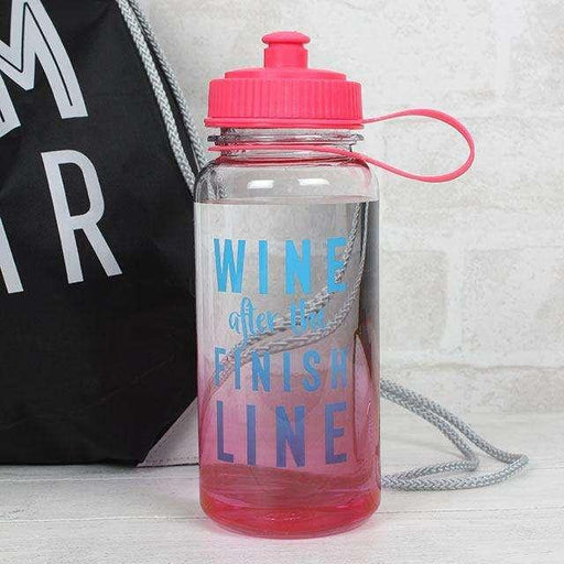 Wine After The Finish Line Sports Bottle - Myhappymoments.co.uk