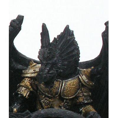 Gothic Armoured Dragon Mantle Clock