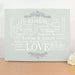 Personalised Wedding Typographic Art Canvas - Myhappymoments.co.uk