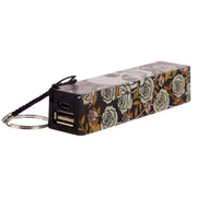 Skull & Roses Portable USB Charger Power Bank - Myhappymoments.co.uk