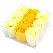 Set of 9 Soap Flowers - Spring Roses - Myhappymoments.co.uk