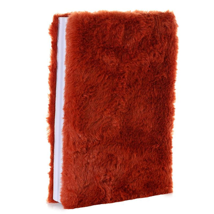 Fluffy Plush Red Panda Notebook