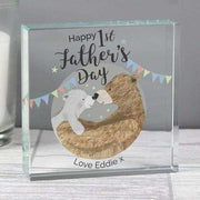 Personalised 1st Father's Day Daddy Bear Gift Plaque