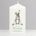 Personalised Easter Bunny Pillar Candle - Myhappymoments.co.uk