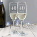 Personalised Anniversary Pair of Flutes with Gift Box - Myhappymoments.co.uk