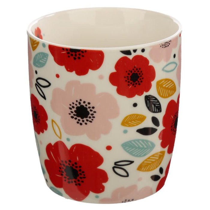 Poppy Fields Porcelain Mug