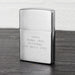 Personalised Chrome Zippo Lighter