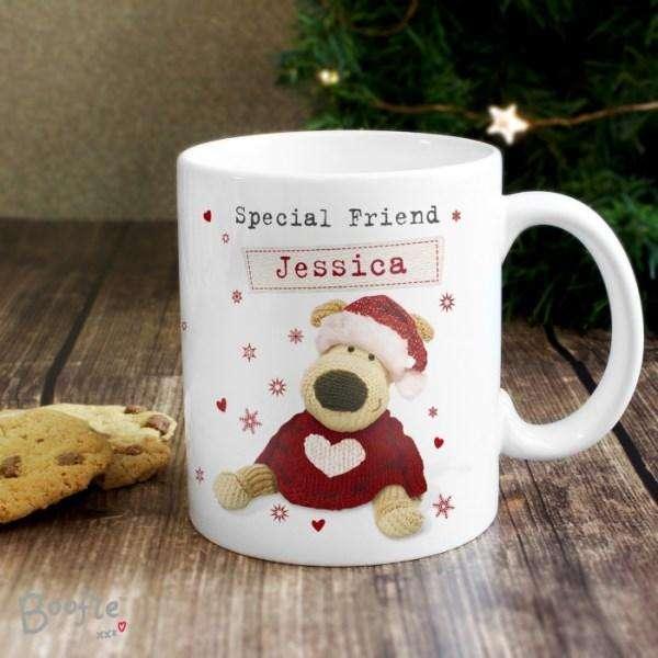 Personalised Boofle Christmas Love Mug - Myhappymoments.co.uk