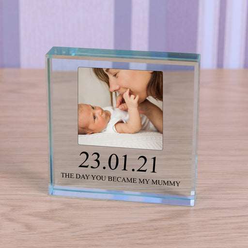 New Mummy Photo Glass Token | Personalised Gift