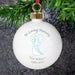Personalised In Loving Memory Blue Angel Bauble - Myhappymoments.co.uk