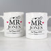 Personalised Mr & Mr Mug Set - Myhappymoments.co.uk