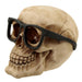 Skull Wearing Glasses Ornament