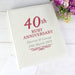 Personalised 40th Ruby Anniversary Traditional Photo Album
