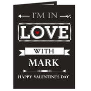 Personalised In Love With Card - Myhappymoments.co.uk