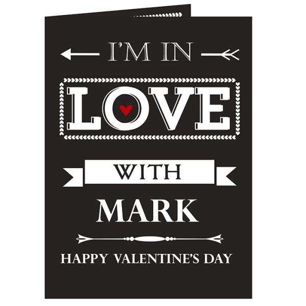 Personalised In Love With Card - Myhappymoments.co.uk