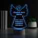 Personalised Free Text Angel Memorial Colour Changing LED Light