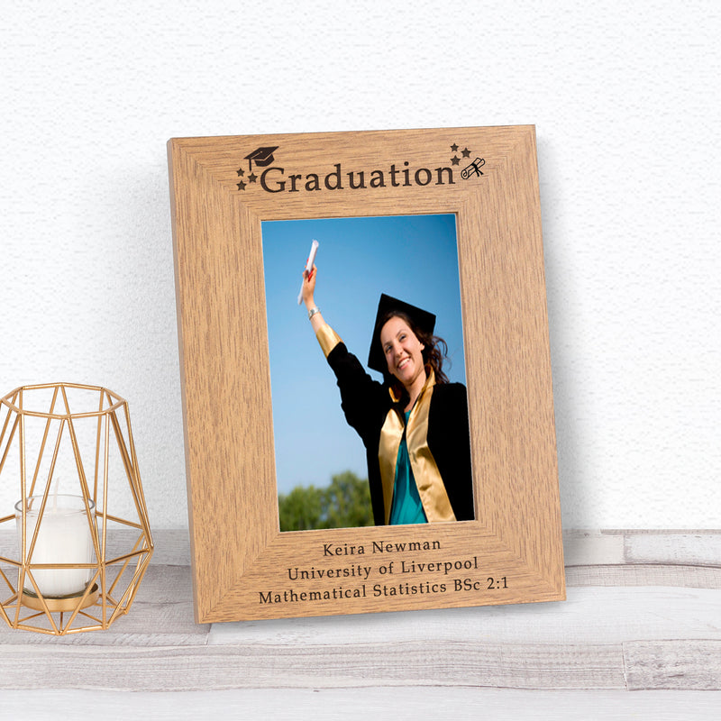 Personalised Graduation Photo Frame - Myhappymoments.co.uk