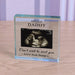 Personalised Can't Wait To Meet You Baby Scan Photo Glass Block