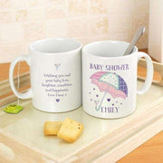 Personalised Baby Shower Umbrella Mug - Myhappymoments.co.uk