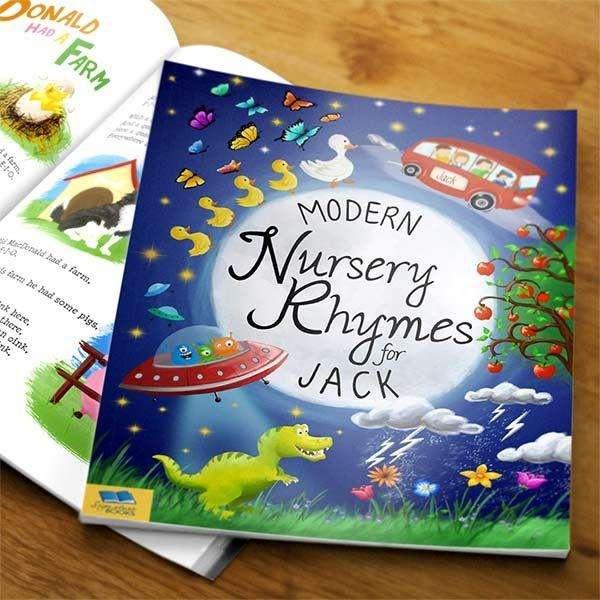 Personalised Modern Nursery Rhymes Book - Myhappymoments.co.uk