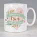 Personalised Floral Heart Mug - Myhappymoments.co.uk