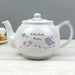 Personalised Floral Bird Teapot - Myhappymoments.co.uk