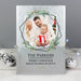Personalised Geo Leaves Glitter Glass Photo Frame 4x4 - Myhappymoments.co.uk