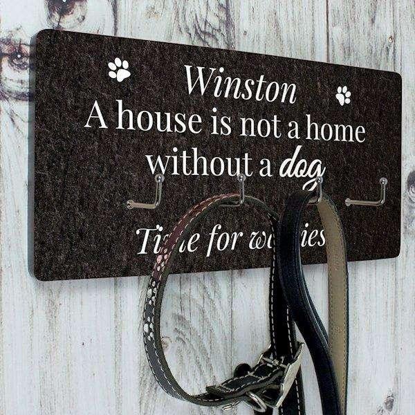 Personalised Dog Wall Hooks - Myhappymoments.co.uk
