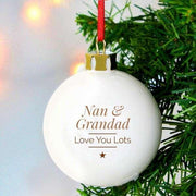 Personalised Classic Gold Star Christmas Bauble - Myhappymoments.co.uk